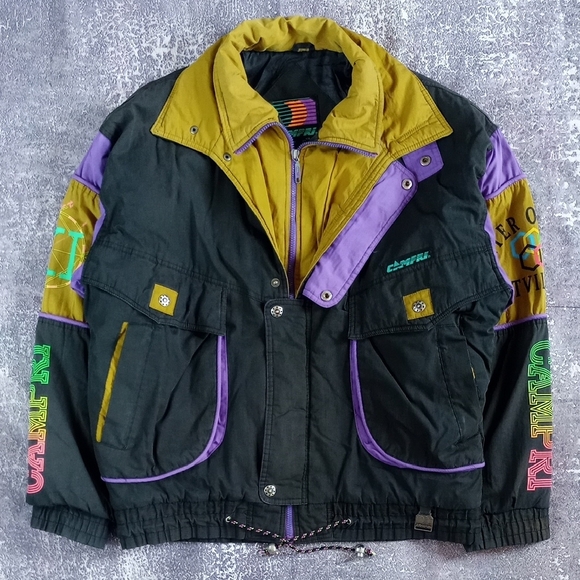 Vintage 1992 Campri Winter Olympics Albertville total Power Colour Block Winter - Picture 1 of 15